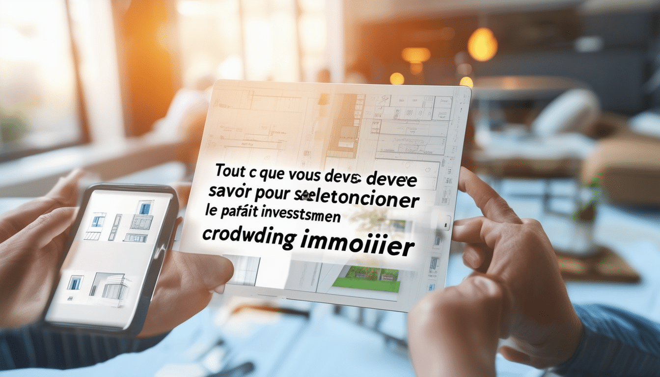 découvrez tout ce qu'il faut savoir pour choisir l'investissement idéal en crowdfunding immobilier et maximiser vos chances de succès.